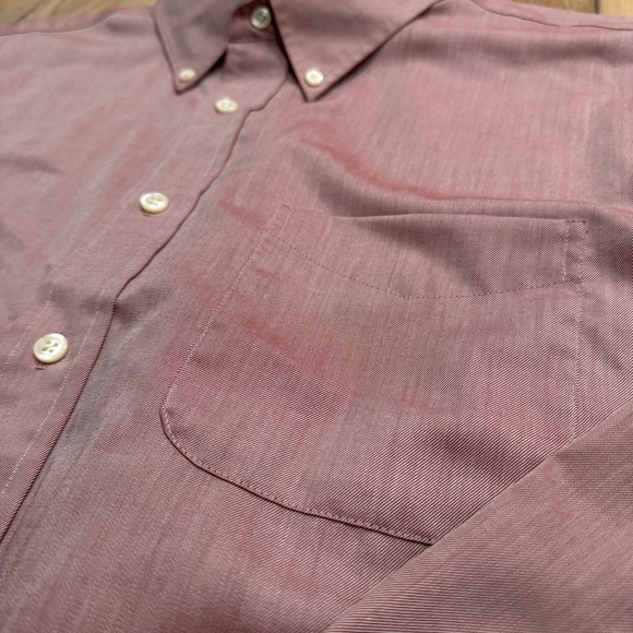 LL Bean Long Sleeve Button Up Shirt Regular Fit XL - Picture 5 of 6